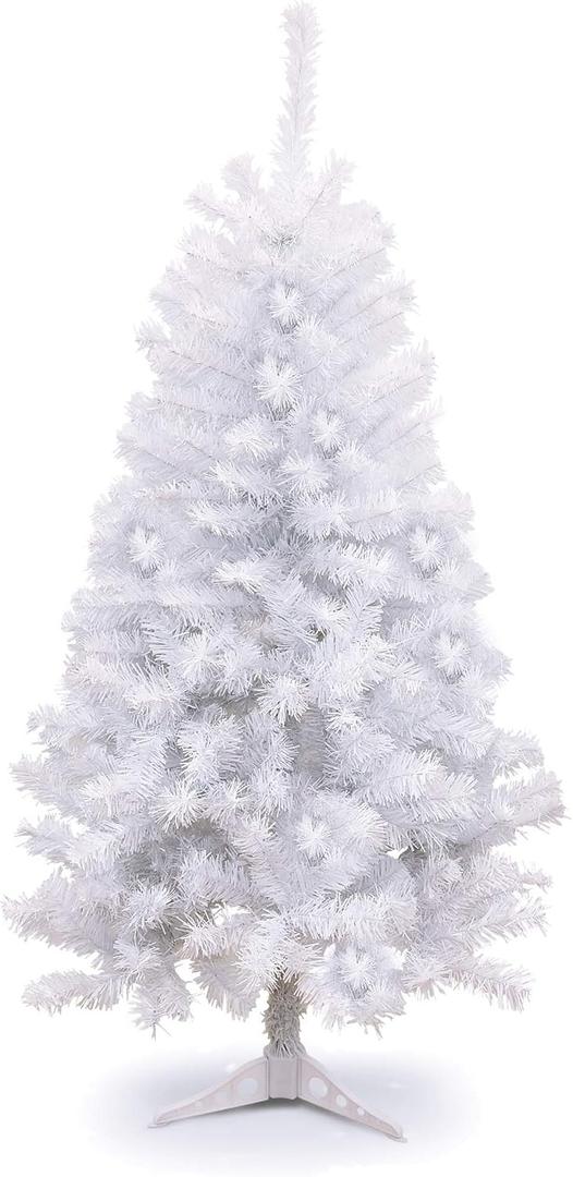 3 Pcs Mini Christmas Tree 3FT Artificial Desktop Xmas Tree for Holiday Decor 160 Branch Tips,White