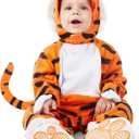 Spooktacular Creations Halloween Baby Tiger Costume for Kids, Tiger Costume Toddler for Animal Halloween Dress Up Party (3T (3-4 YRS))