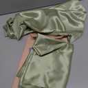 Bedsure Satin Pillowcases, Similar to Silk Pillow Cases Queen Size Set of 2, Pillow Case for Sleeping Women with Envelope Closure, Gifts for Women Men, Sage Green, 20x30 Inches, 2pcs