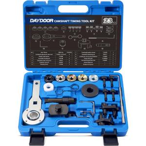 DAYDOOR Camshaft Crankshaft Engine Timing Tool Kit with Storage Case Compatible with Audi VW VAG 2006-2018 EA888 1.8 2.0 TSI TFSI T10355 T10060A T10352 T10368 T40011 T40196 T40268-23 PCS