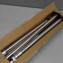 CorkLatta Chrome Shower Curtain Rod 31 to 80 Inch,1 Inch Diameter Adjustable Spring Tension Curtain Rod No Drilling Stainless Steel Telescoping Rod,No Rust