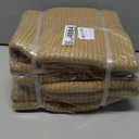 OIAHOMY 4 Pack Storage Baskets for Organizing, Cube Storage Bins for Shelves, Rectangle Storage Baskets With Handles, Woven Baskets for Storage, 12.7''Lx9''Wx7.8''H, Yellow