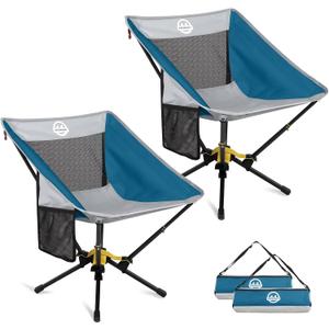ADSMART Portable Camping Chair Lightweight Folding Chair for Camping - Outdoor Chair Supports 300 Lbs - Camp Chair Outdoor Adventures
