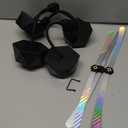 Fly Repellent Fans for Tables, Portable, Soundless, Holographic Blades, for Picnic, Party, Restaurant, Kitchen, BBQ (Standard, Black)