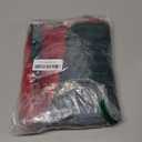 AVOIN colorlife Christmas Pet Dog Paws Throw Pillow Covers, 18 x 18 Inch Red Green Xmas Soft Plush Faux Fur Jacquard Cushion Case Farmhouse Decoration for Sofa Couch Set of 2