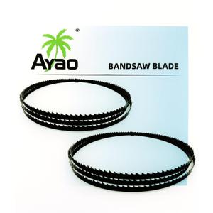 AYAO Band Saw Blades 56-1/8 Inch X 1/4-Inch X 6TPI for Delta 28-180, 28-185 8" Band Saws and Others, 2-Pack