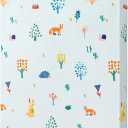 Mini Mattress, 38 x 24 with Washable Soft Jacquard Cover Fits for Mini and Portable Cribs, Dual Sided with Firm Support and Comfort Memory Foam, Woodland Animal Pattern