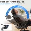 Ergonomic Office Chair with Adjustable Lumbar Support Mesh Desk Chair Comfy, Medium