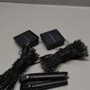 2 Pack Solar Christmas Lights Outdoor, 72FT 200 LED Solar String Lights with 8 Lighting Modes, IP65 Waterproof Solar Lights Outdoor for Xmas Garden Party Tree Decor (Red)