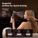 Crazymar airwrap Hair Styler, Fast Drying Blow Dryer & Curling StylingTool, Hot Air Styler No Heat Damage, Hot Air Styler Wrap for Curling Volumizing Straightening Styling (Black and Pink)