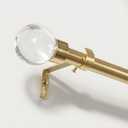 NICETOWN Gold Curtain Rod attachments, Set for Bedroom, (attachments only)