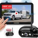 RV Backup Camera for Furrion Systems 7'' IPS Touchscreen Monitor RV Trailer Back Up Camera, HD Infrared Night Vision 1080P Wireless Rear View Camera Truck 5th Wheel RV Camper Trucks HaoKeo