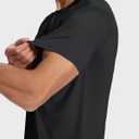 Men's Sun Protection Shirts Lightweight Athletic Quick Dry Rash Guard Cooling Tee (Large, Darkgrey)