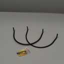 Garden Hose Holder Wall Mounted,304Stainless Steel Solid Hook Holds Up to 150Ft - Black Paint