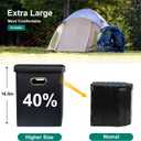 Ann Katy Upgrade XL Portable Toilet for Adults, Extra Large Portable Travel Floding Toilet, Camping Tall Toilets with Lid for Adults and Kids Compact Potty for Car,Hiking,Beach and Camping