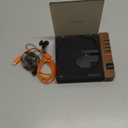 R300 CD Player Portable Bluetooth Desktop Retro CD Players for Home,Without Speakers, Rechargeble Battery Small Compact Vintage CD Player,SPDIF Out,Brown