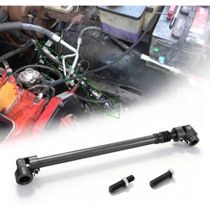 leaptrend 000980 21in Telescoping Steering Shaft Fit for 1980-1991 Ford Bronco F100 F150 F250 F350, Telescopic Intermediate Column Assembly with Two Billet Steel Universal Joints