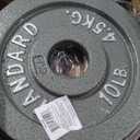 CAP Barbell 110 LB Standard 2-Inch Cast Iron Weight Plate Set (4 x 5lbs, 4 x 10lbs and 2 x 25lbs)
