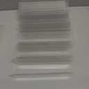 10 Pieces Cubicle Name Plate Holders fits 2.25 Inch Wall Cubicle Name Tags Clear Cubicle Name Plate Sign Bulk Nameplates for Office Home Classroom Library 8.5 x 2.5 x 2.4 Inch