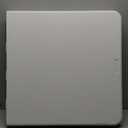 Folding Table 4 Foot Portable Heavy Duty Plastic Fold-in-Half Utility Table Small Indoor Outdoor Adjustable Height Folding with Carrying Handle, Camping and Party,White