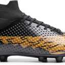 DREAM PAIRS Men's Soccer Cleats Lightweight Football Cleats Professional Training High-top Soccer Shoes