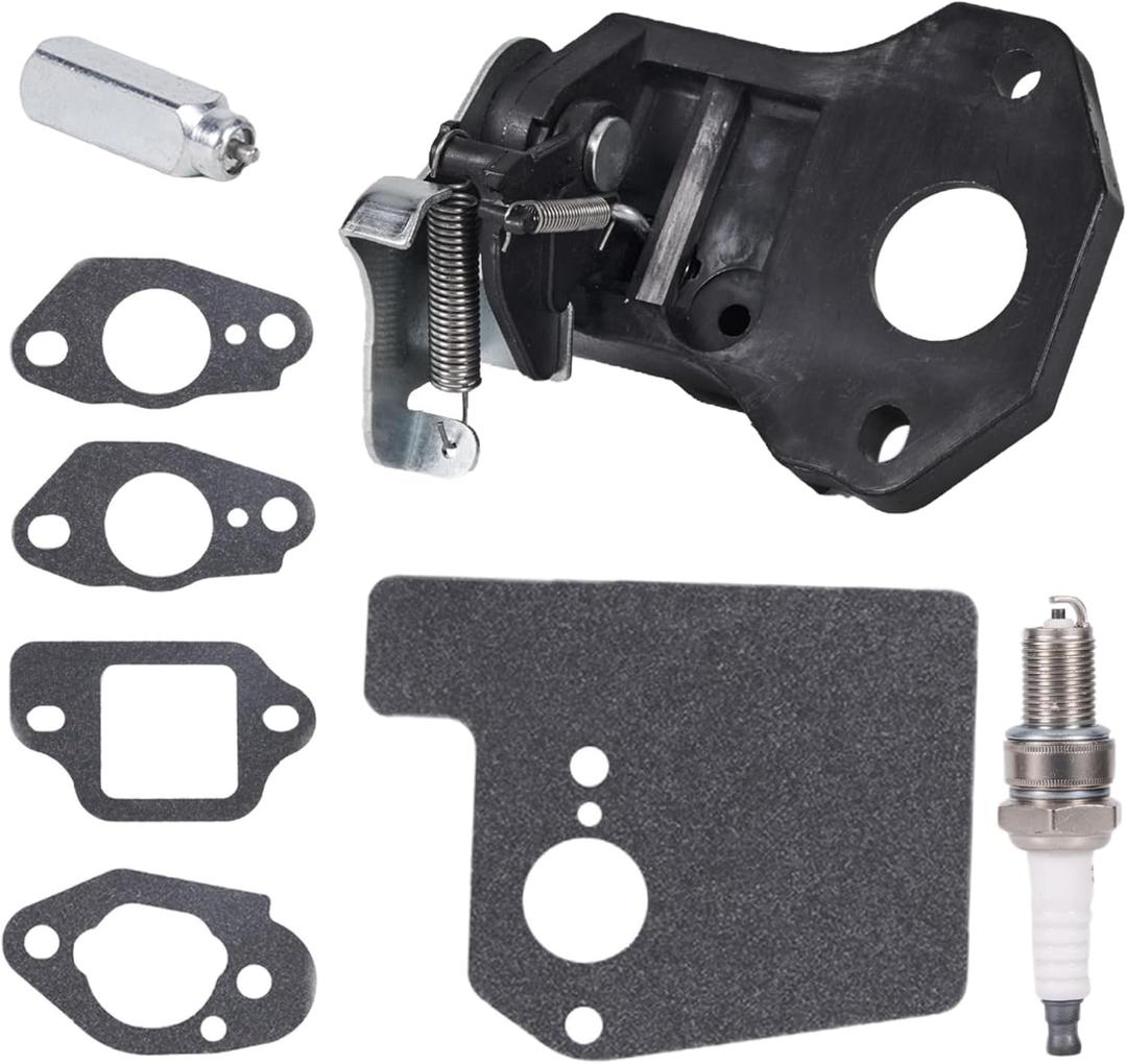 16620-Z8D-305 Thermo Wax Assembly with 16600-Z8B-900 Choke Control with Spark Plug Gaskets for Honda GCV160 GCV160A0 GCV160LA0 GCV160LA1 GCV190 GCV190LA HRX217 HRR216 Lawn Mower Engine Parts