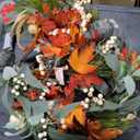 Harvest Wreath Autumn Wreath for Celebration Thanksgiving Indoor Outdoor/1139