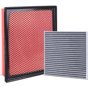 CA11895 Engine Air Filter and CF10374 Cabin Air Filter kit Compatible with 2016-2023 Toyota Tacoma V6 3.5L Replaces 17801-0P100 17801-0S020 87139-YZZ09 CAF1765