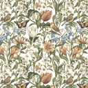 Yasinet Floral Wallpaper Vintage Peel and Stick Wall Paper Boho Contact Paper self Adhesive Wallpaper Removable for Bedroom and Living Room Vinyl 17.3"×118"
