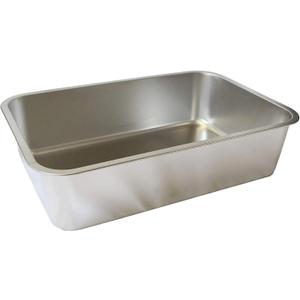 Midlee Stainless Steel Cat Litter Box- XL Size- 23.5" x 15.5" x 5.75"