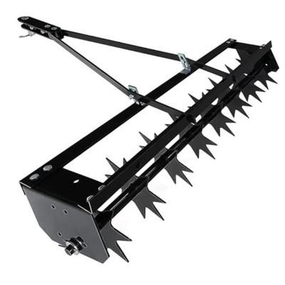 31" Rolling Manual Lawn Aerators, Push Lawn Aerator Tool, Grass Tow Behind Aerator Tool Roller with Soil Penetrator Spikes for Lawn, Yard and Garden, Black