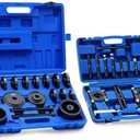 Orion Motor Tech 38pc 2-in-1 Bearing Press Kit, Front Wheel Bearing Removal Kit with Sliding Screws Sleeves, 5 T Wheel Bearing Separator Puller Set with 2" & 3" Jaws, Bearing Puller Tool Set with Case