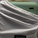 Away Softside Carry-On Suitcase, 22 Inch Lightweight, Expandable High-Strength Nylon Luggage With Spinner Wheels, Meets Requirements for Most Major Airlines, Clay Green