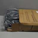HUTMANG Chair - Stadium Seat with Back Support, Padded Foam Backs, 330LBS Weight Support, Portable, Foldable, Black