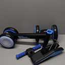 ESPRAY Colorful Lighting Baby Balance Bike Toys for 1 Year Old Boys Gifts, Toddler First Bike 12-24 Months with Adjustable Soft Seat, 4 Silent Wheels Ride on Toy, Perfect First Birthday Gift (Blue)