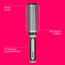Conair Grip & Style Round Brush, Nylon Bristle Hair Brush for Blowout Styling, For Medium to Long Lengths, Ideal for Curly Hair
