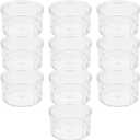 STOBAZA Cocktail Shaker Lid Replacement Set Plastic Splash-Proof Shaker Caps for Bar Use and Travel Drink Mixer Cup Covers with Secure Fit