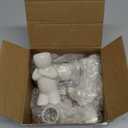 4 Pieces Ceramic Air Planters Holder People Head White Cute Table Top Display Planters for Air Plants Lovers DIY Decoration Home Office Holiday (Twin Style)