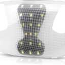 D-Lumina Interior Roof Dome Light Cover Clear Lens Overhead with White LED PCB for 1999-2007 Fo-rd F250 F350 F450 F550 Excursion, F150 Expedition Mustang Taurus, 6000K White Dome Lamp Kit, 1 Set