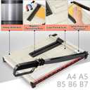 WORKLION Guillotine Paper Cutter A4 Heavy Duty Paper Trimmer with Safety Guard,15 Sheets Capacity, Precision Guillotine Cutter for Cutting Paper, Card,Photos,Vinyl and More with Ease.