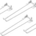 uxcell Folding Table Legs, 4pcs 32cm(12.6") Metal Foldable Table Legs Folding Coffee Table Legs for Furniture Home DIY Projects, White