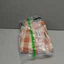 Checkered Fall Tablecloth Rectangle Cotton Linen Gingham Table Cloth with Tassel Washable Wrinkle Free Heavy Duty Buffalo Plaid Table Cover for Dining/Party/Picnic (Orange, 55" x 70" (Rectangular))