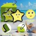 Beach Sand Remover Towel Eraser Bag, Cruise Vacation Essentials for Women, Portable Quick Dry Pouch, Beach Travel Accessories