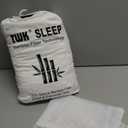 TWK Genuine 100% Viscose Derived from Natural Bamboo Bed Sheets Set,Cooling & Silky Soft Bed Sheets,Deep Pocket Up to 18",with a Laundry Bag (White, King)