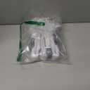 uxcell 4 Pcs Luggage Straps for Suitcases, Adjustable Luggage Connector Strap Buckle Travel Suitcase Bag Strap Belt Luggage Accessories for Travel Suitcase Bag Connect, White