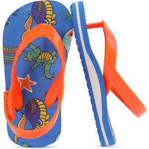 Toddler Flip Flops Girls Sandals Cute Jelly Boys Kids Flip-flops Adjustable Back Strap Non Slip Sole Lightweight Princess Sandal for Girl Swim Pool Summer Outdoor Beach