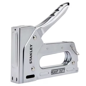 STANLEY Staple Gun: 7 5/16 in Overall Lg, For 1/4 in_5/16 in_3/8 in_1/2 in_9/16 in Staple Leg Lg