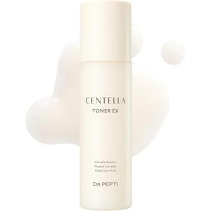 DR.PEPTI Centella Milky Toner EX  63% Centella Base & 8-Type Hyaluronic Acid for Dry Sensitive Skin  Soothing Moisture Barrier Toner with 5 Peptides & Niacinamide, 6.09 fl oz