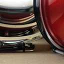 VEVOR Kids Drum Set 5 Piece 16 Inch Junior Beginner Adjustable Throne Red | Music For Ages 6 To 13, Ideal For Practice And Recitals, Cymbal For Real Sound, Two Pairs Of Sticks, Practice Pad, Carry Bag