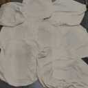 CHUN YI 7 Piece Couch Covers for 3 Cushion Couch, 3 Seater Stretch Sofa Slipcover, Anti-Slip Washable Furniture Protector for Dogs Pets (Large, Ivory White)